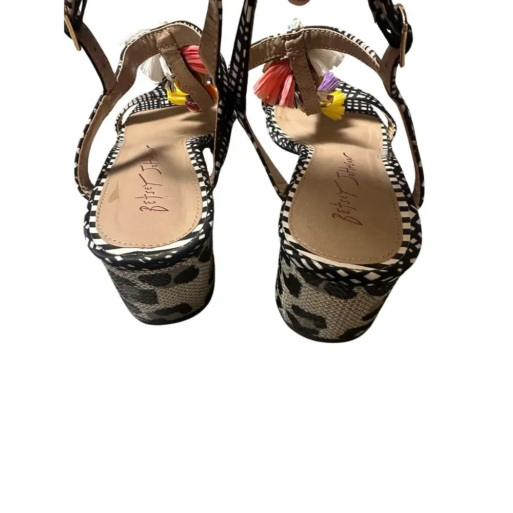 Betsey Johnson Dynah Seashell Embellished Block Heel Sandal - Picture 3 of 8